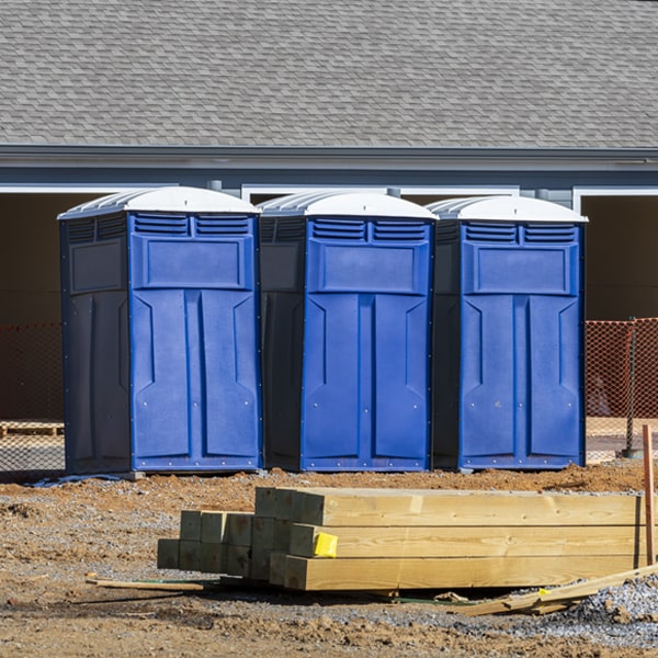 is there a specific order in which to place multiple porta potties in Bethany MO